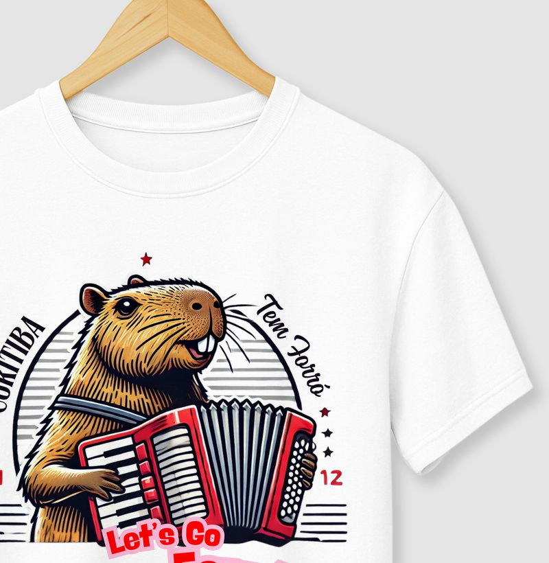 Camiseta Curitiba Tem Forró Let's Go Forró 