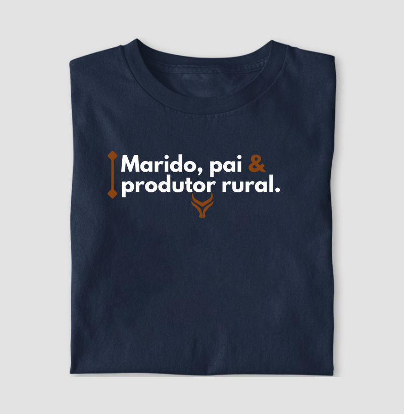 Marido pai e produtor rural