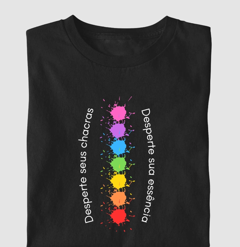 Desperte seus Chacras - camiseta 