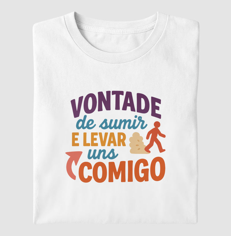 Vontade de sumir....