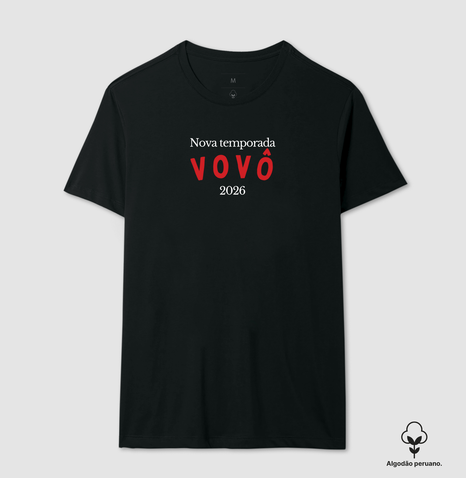 Nova temporada: Vovô, 2026 (algodão peruano)