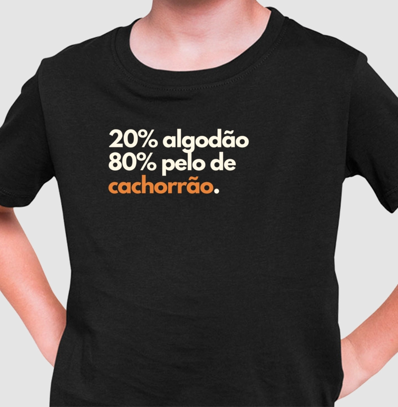 20% Algodão, 80% Pelo de Cachorrão