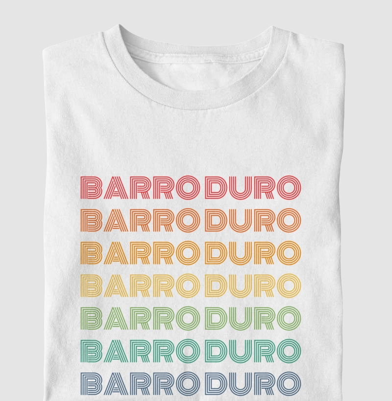 Barro Duro Letreiro Retrô