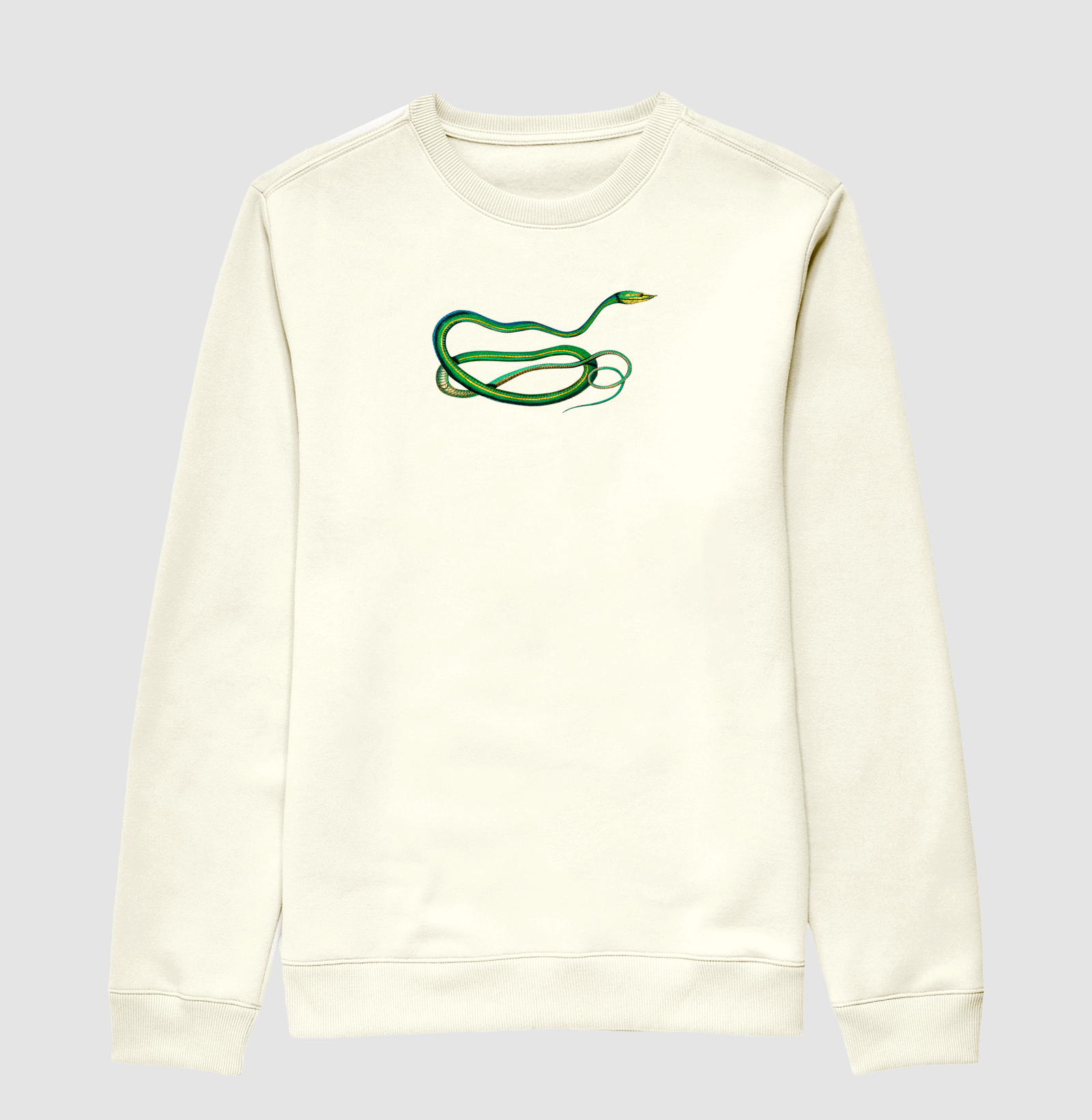 Vintage green vine snake