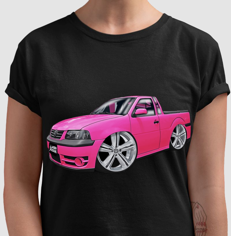 Camiseta Saveiro Rosa