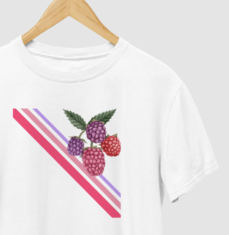 T-shirt amoras e listras