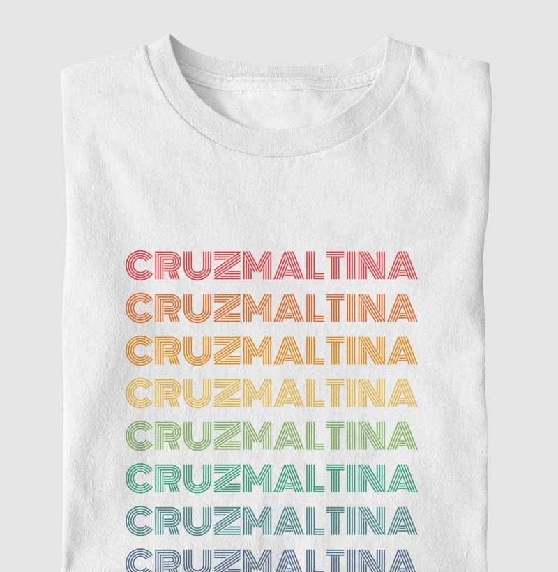 Cruzmaltina Letreiro Retrô