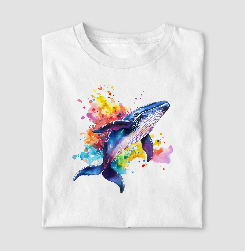 Baleia colors aquarela