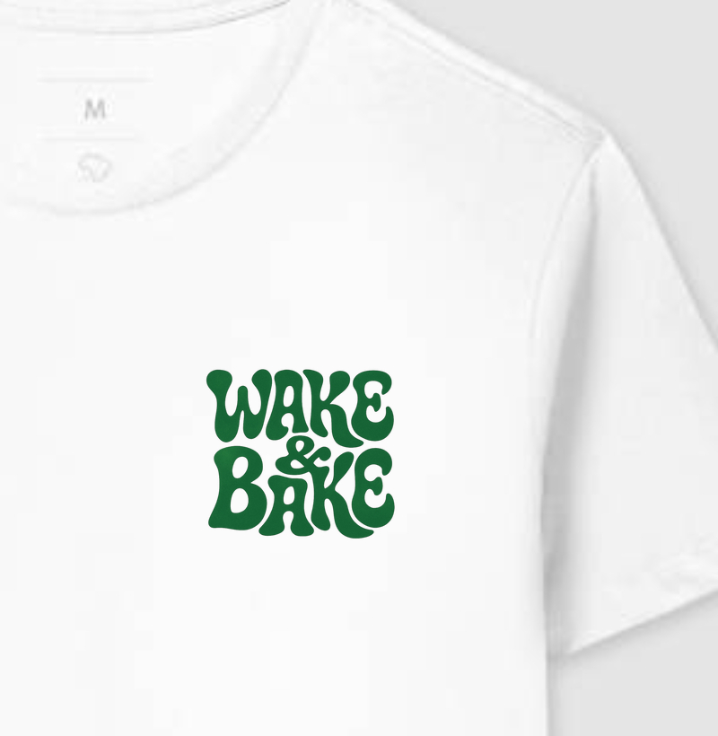 Camiseta - Wake & Bake Verde
