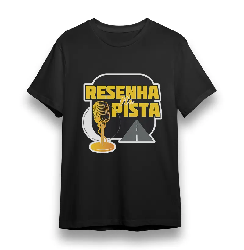 Camiseta Podcast Resenha na Pista 
