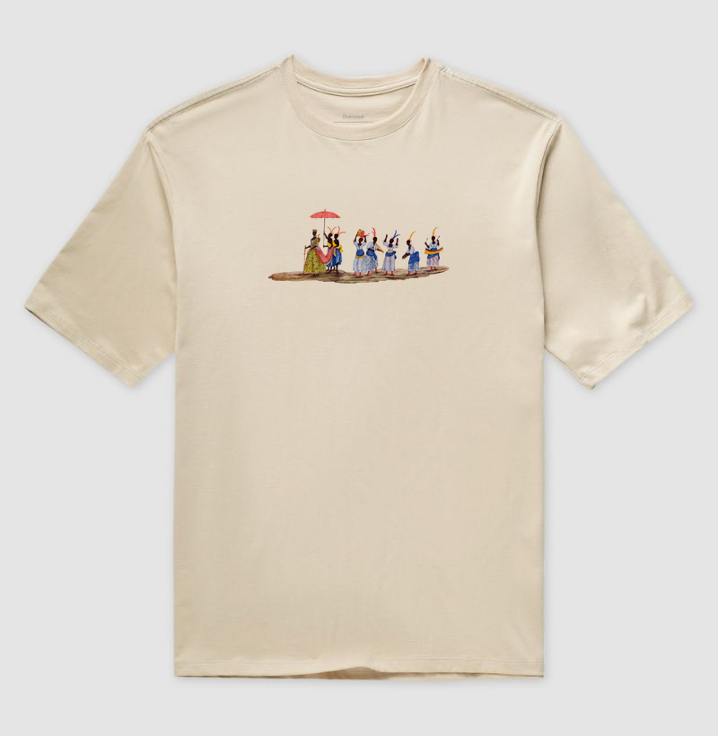 Camiseta Coroação da Rainha na Festa de Reis, Brasil colonial