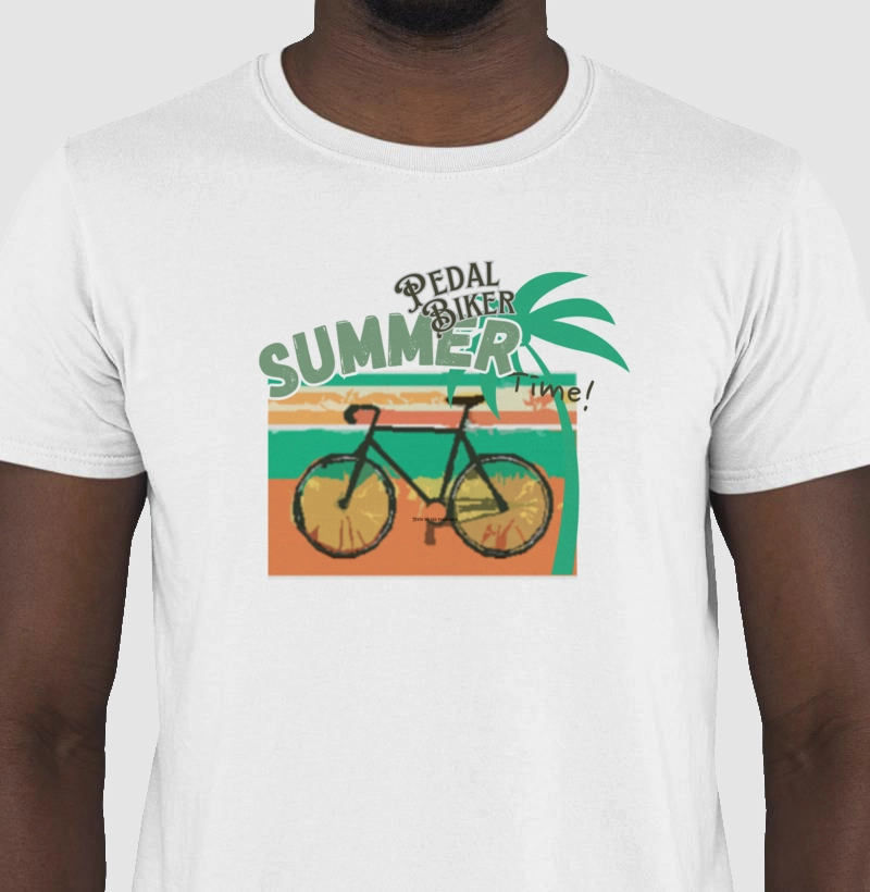 camiseta pedal biker summer time
