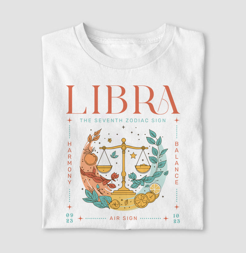 Camiseta Signos LIBRA - AIR SIGN