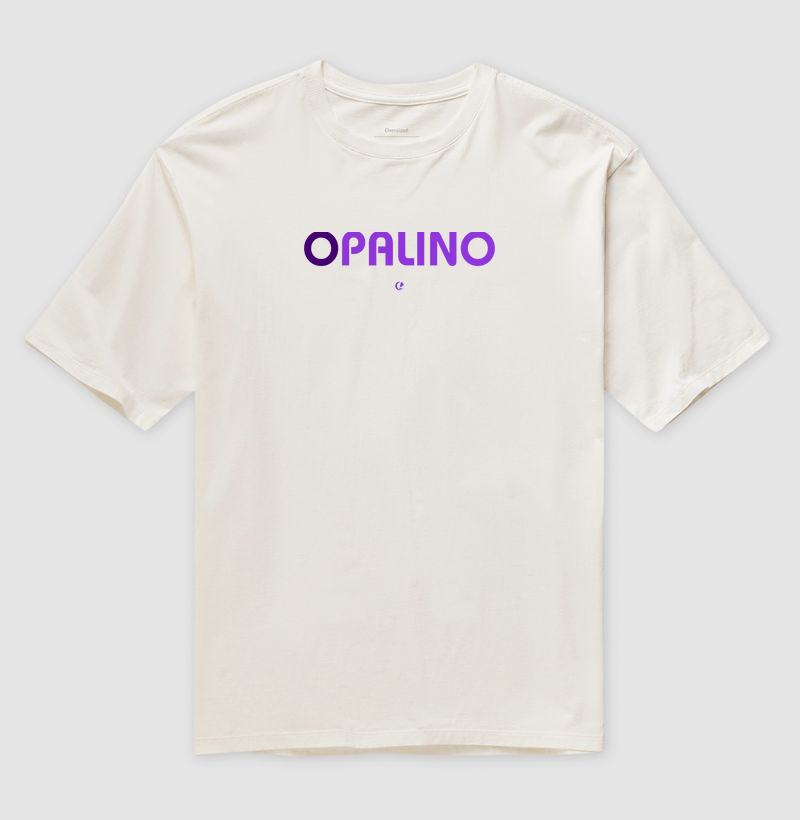 Camiseta Oversized - Opalino