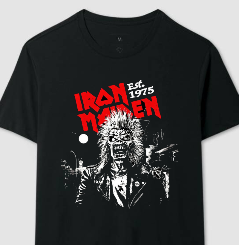 Iron Maiden - Eddie B&W