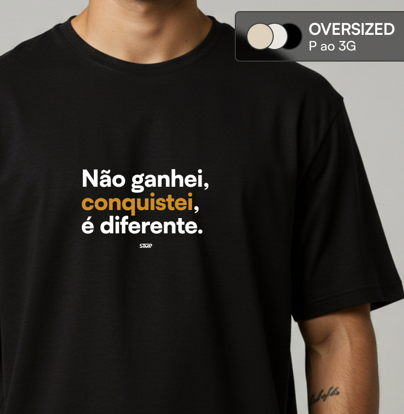 Não Ganhei, Conquistei, é Diferente.