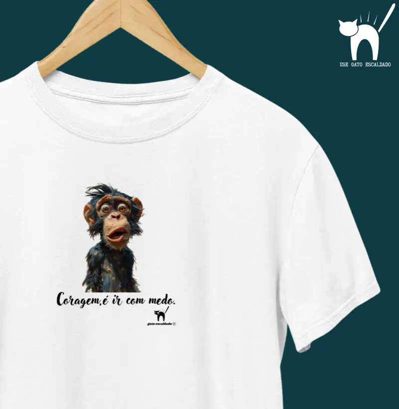 Camiseta Coragem é Ir com Medo