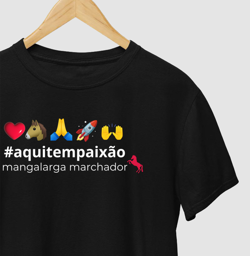 Camisa Aqui tem Paixão mangalarga marchador