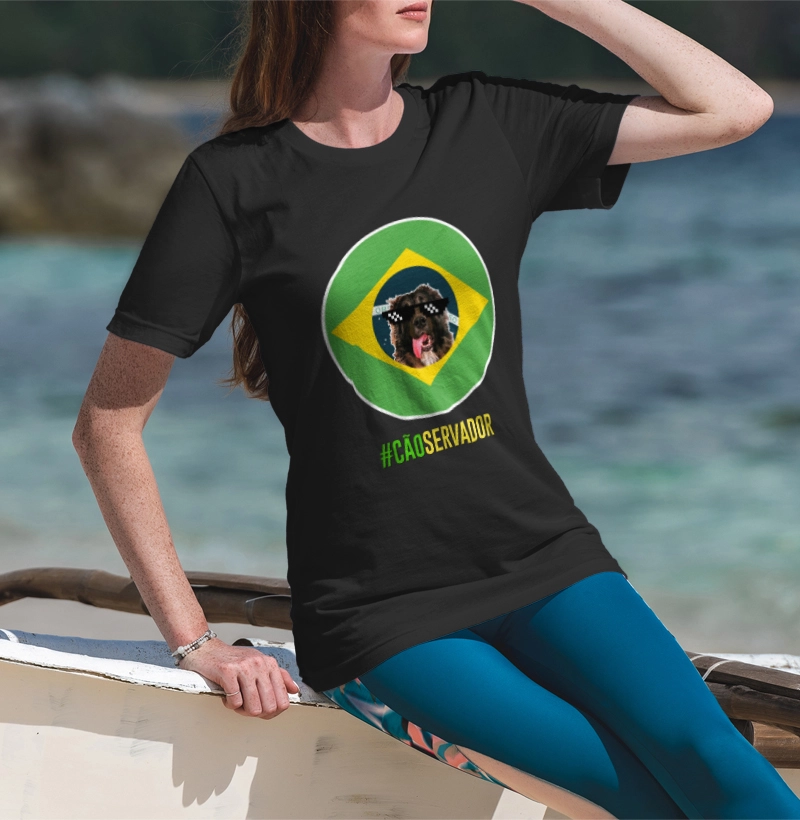 T Shirt Unissex e Baby Look CaoServador Censurado