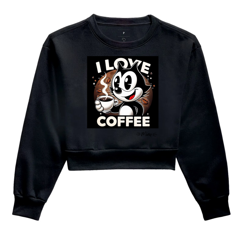 Camiseta Miau I Love Coffe