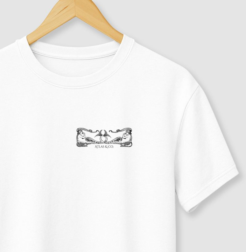 Atlas Mermaid Grid Tee - White Edition