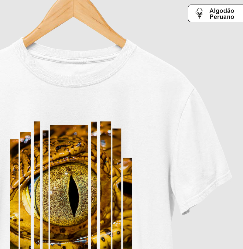 Camiseta Pima Olhar de Jacaré | Coleção Bio-Ritmo