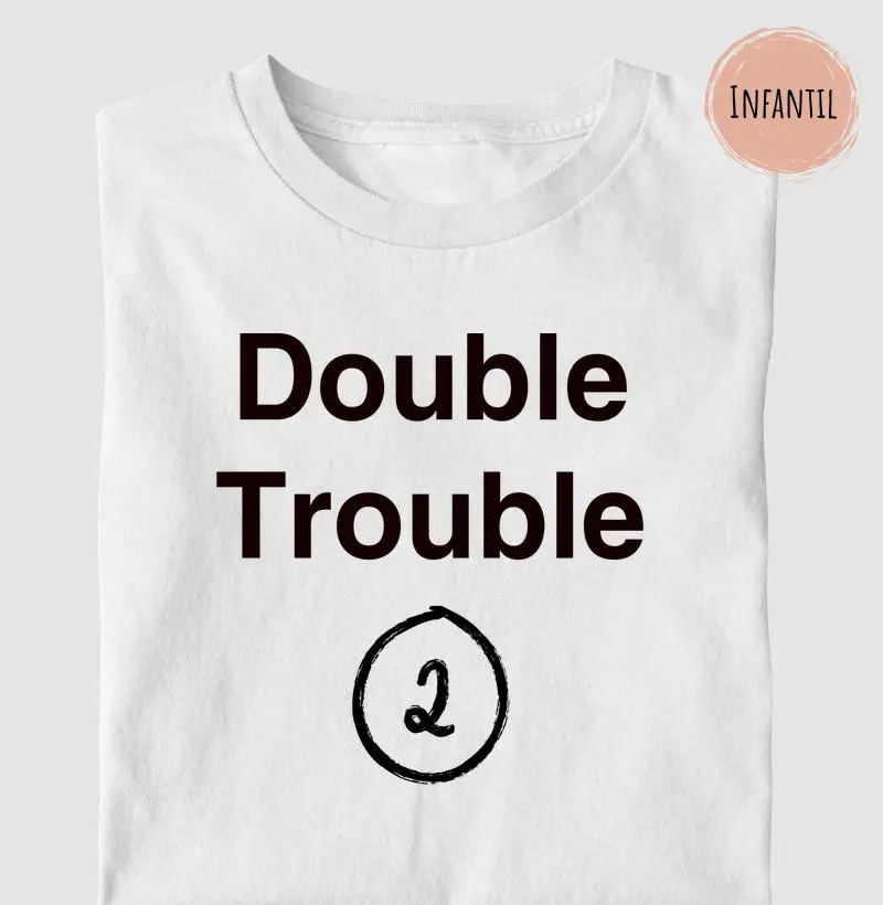 Camiseta para Gêmeos - Double Trouble 2