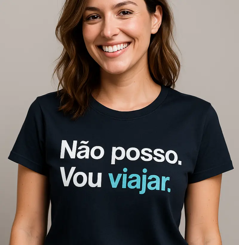 Não posso, vou viajar