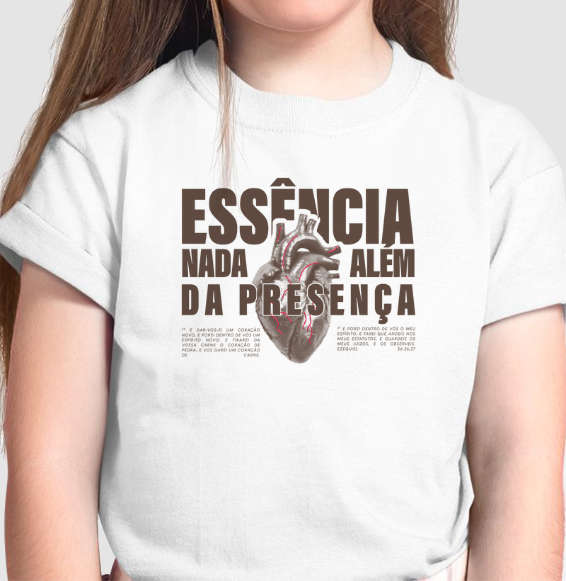 CAMISA INFANTIL NADA ALÉM DA PRESENÇA