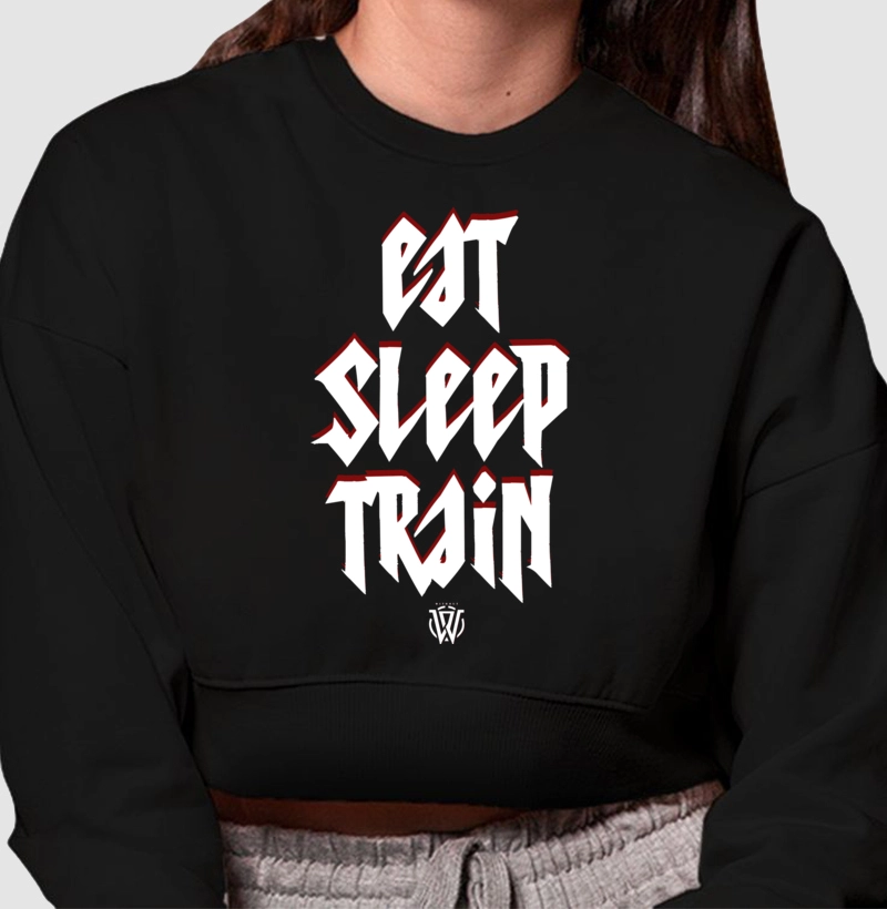 Cropped Moletom Train