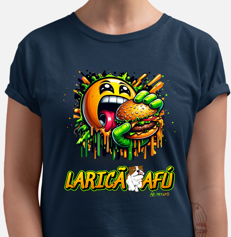 Camiseta Feminina Estampada Arte de Rua: Estampa Exclusiva de Cultura Hip Hop e Streetwear
