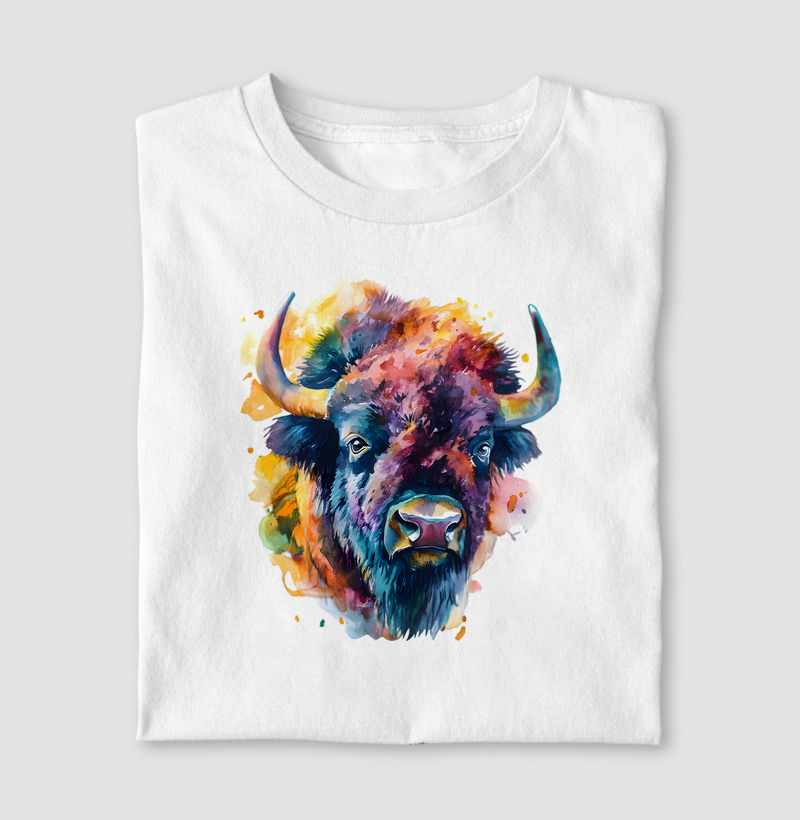 Búfalo colors aquarela