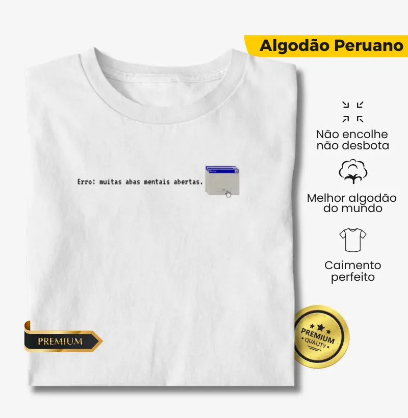 Erro: muitas abas mentais abertas.  