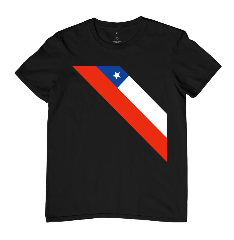 Chile bandeira estilizada