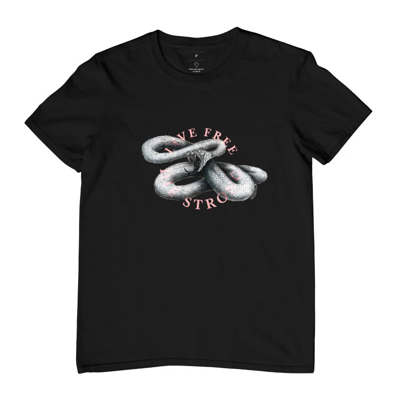 T-shirt Snake Live Free