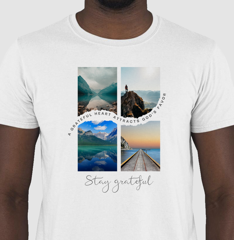 Camiseta Masc Favor de Deus