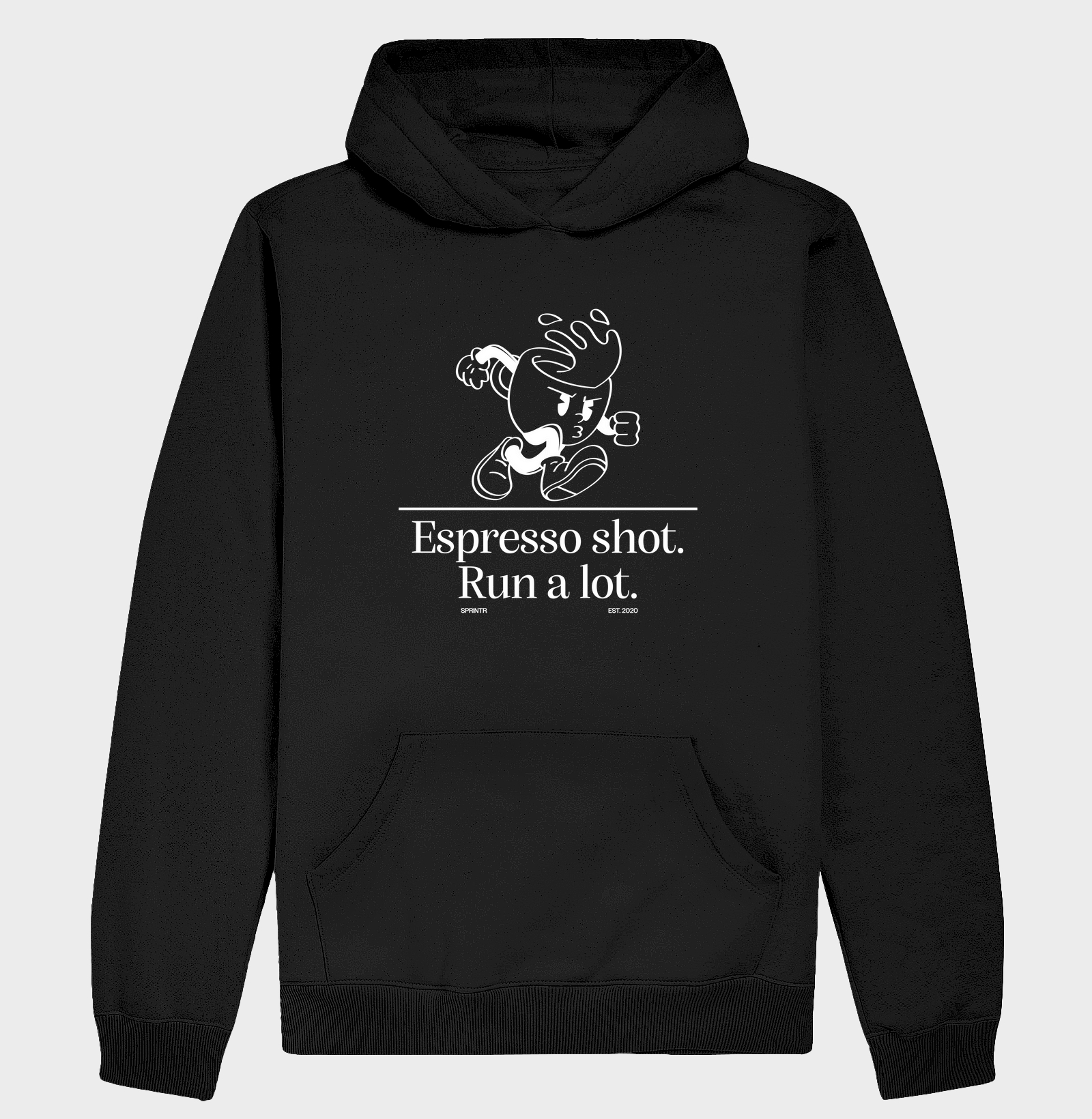 Espresso shot. Run a lot.