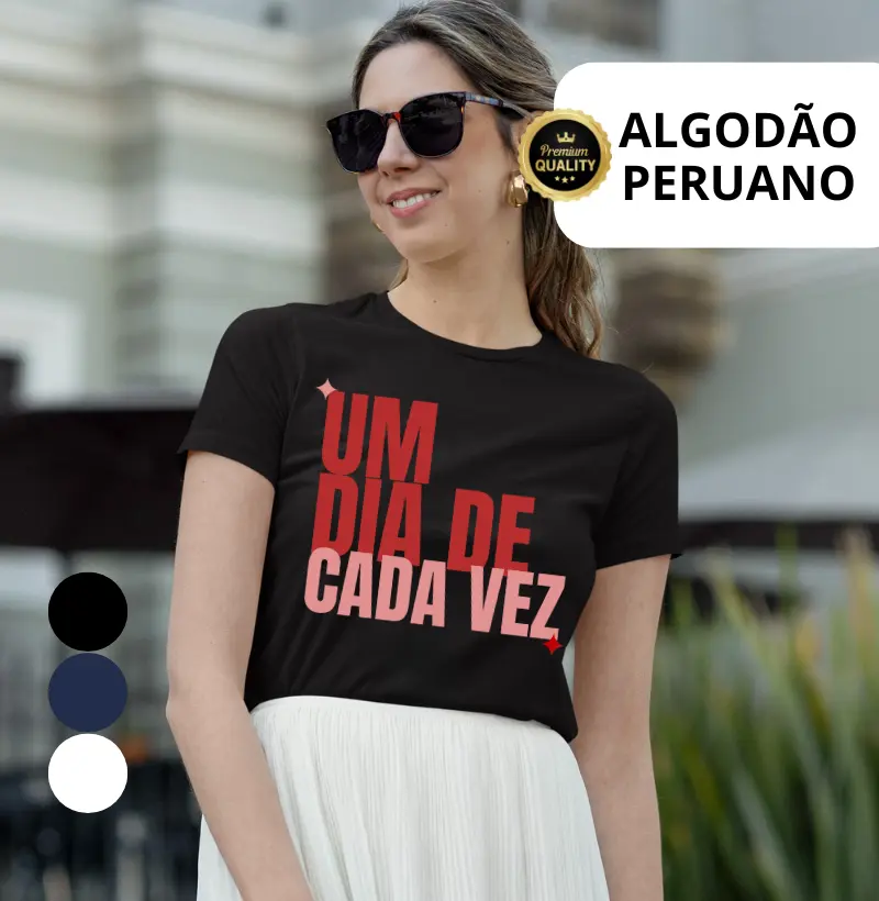 "Um dia de cada vez" - vermelho