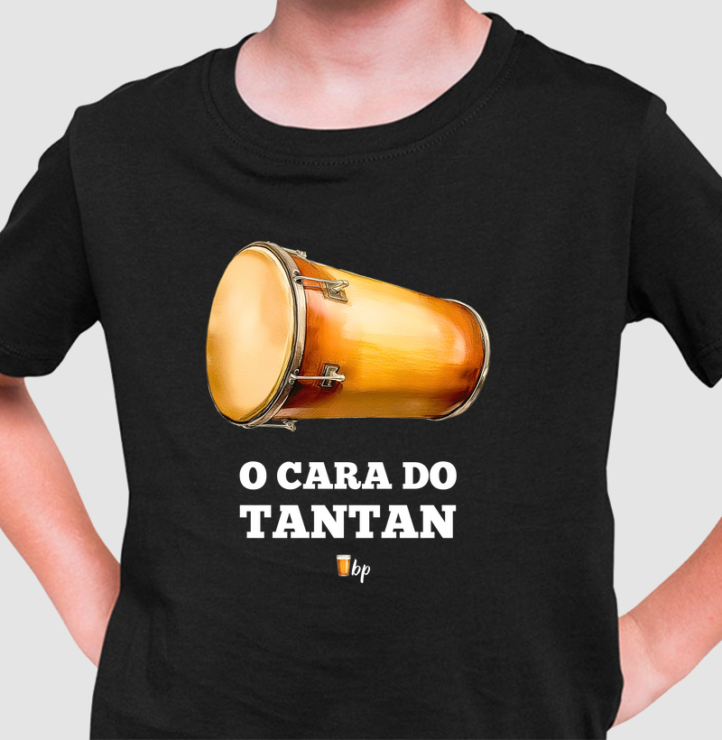 O cara do tantan - Com o instrumento