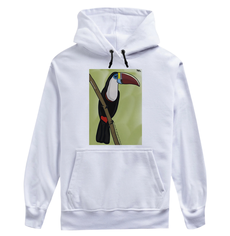 Moletom - Tucano-da-garganta-branca