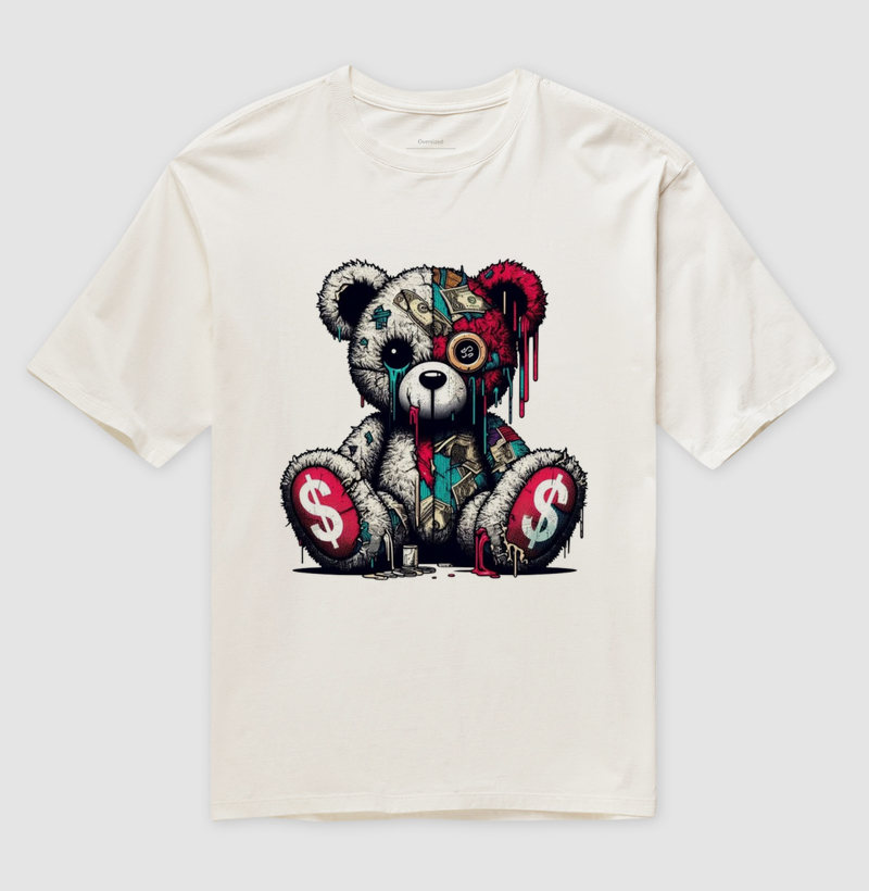 Camiseta oversized Urso Alik