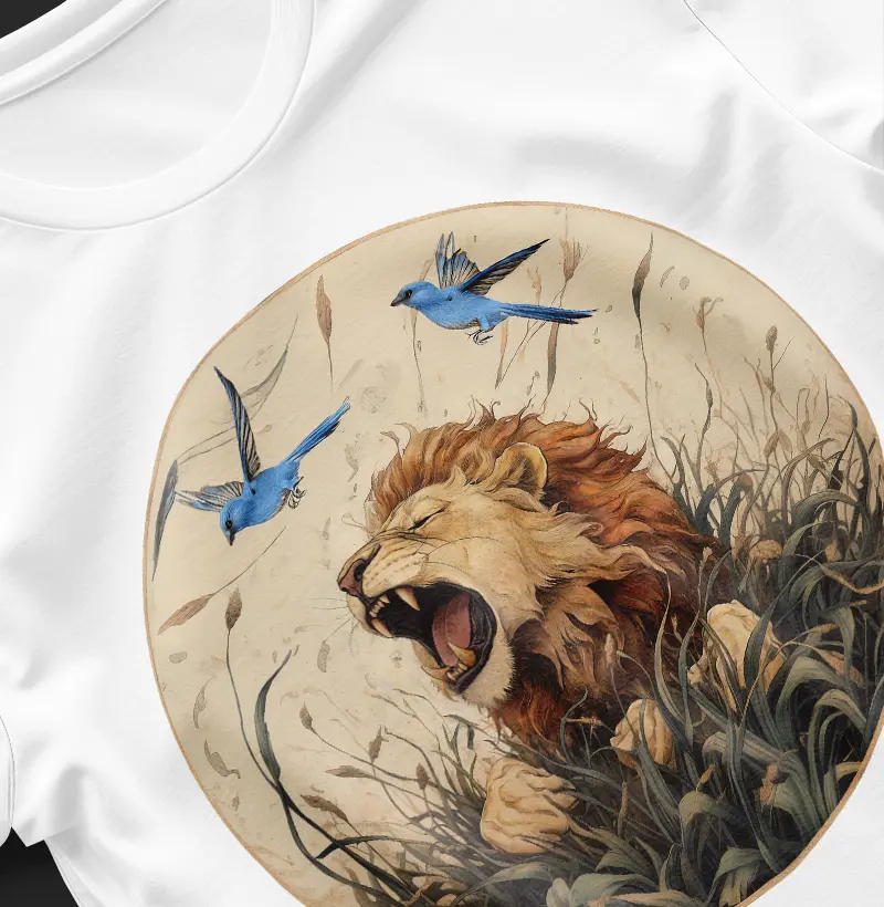 Blusa Leão de Judá Ilustrada