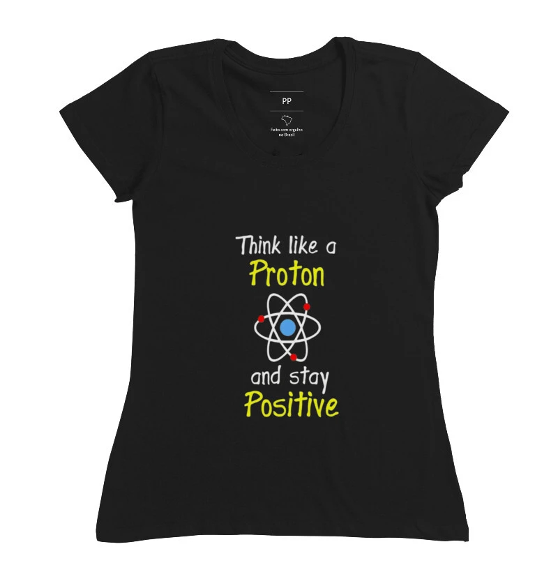 Camiseta feminina proton