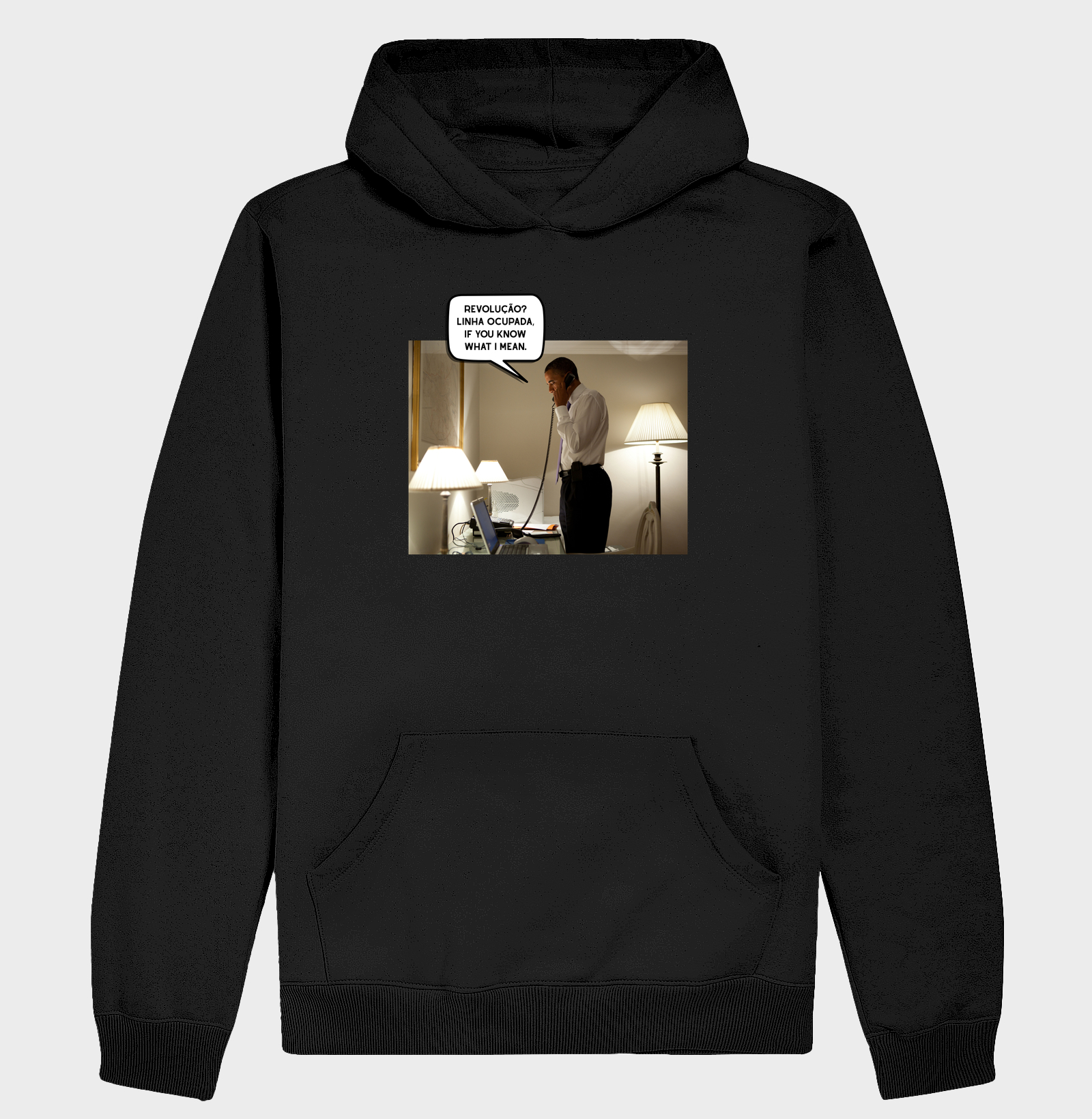 Revolução? Linha ocupada, if you know what I mean. - Barack Obama