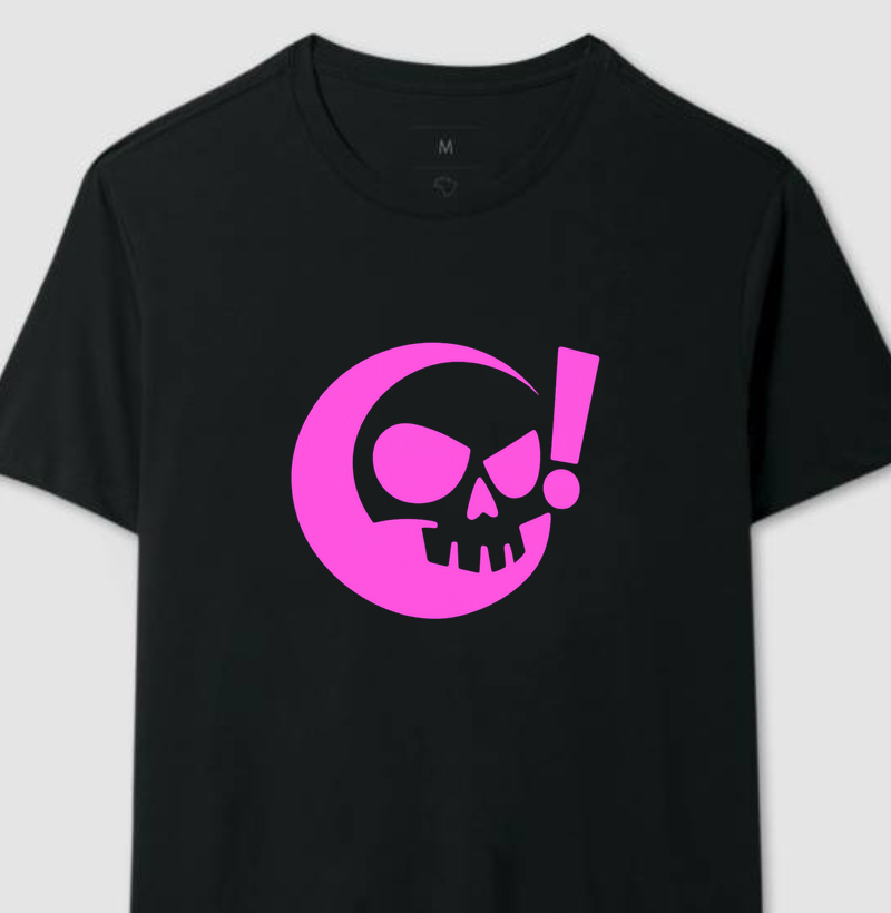 Neon Pink Skull Mark