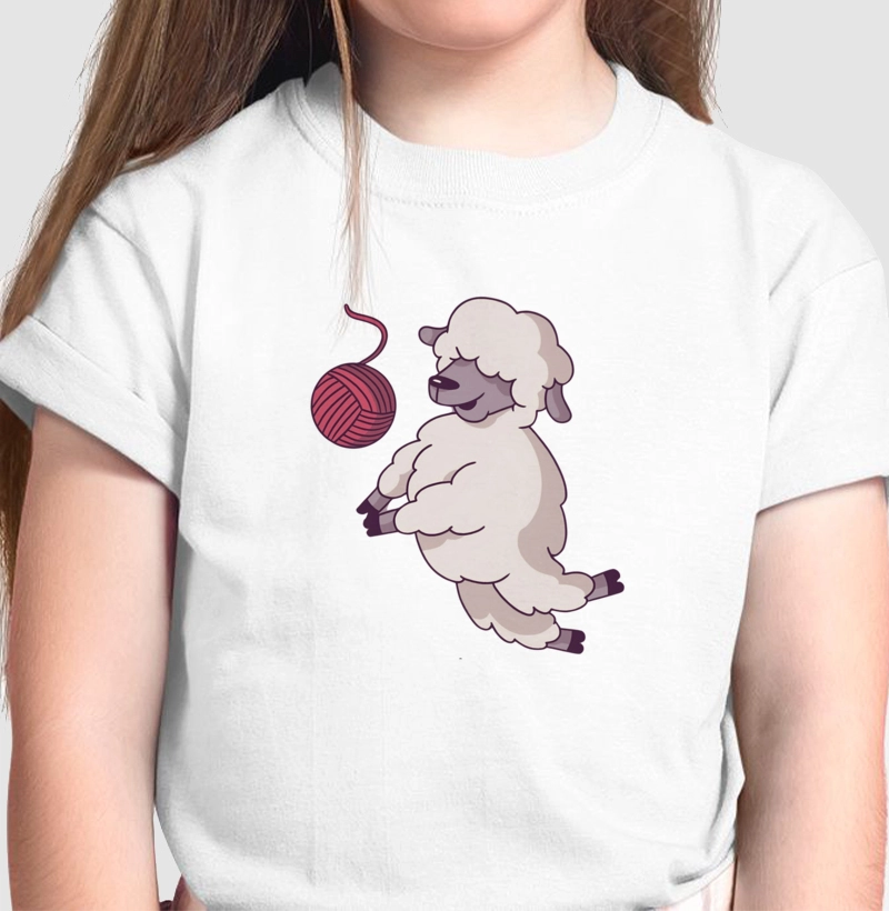 Camiseta Infantil Voleibol Ovelha