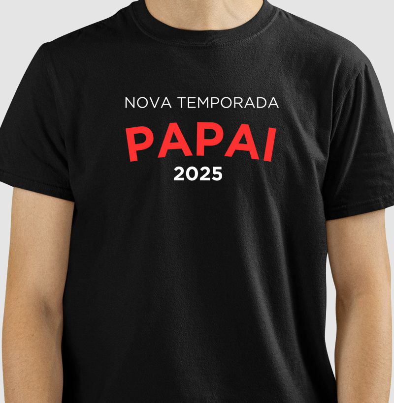 Camiseta Masc. Papai Nova Temporada