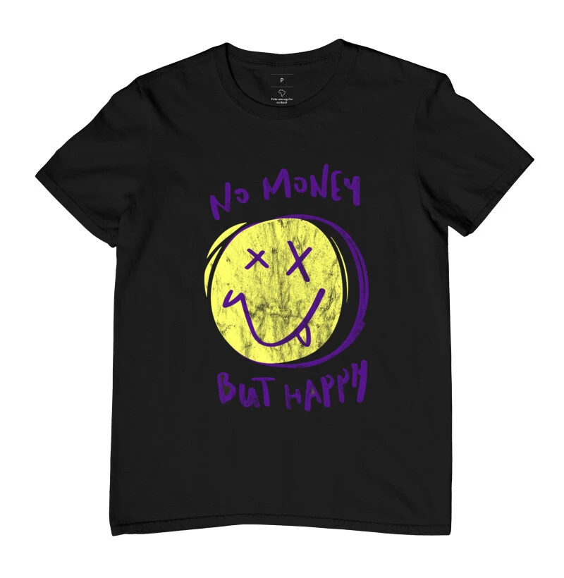 Camiseta Gamer no Money but Happy