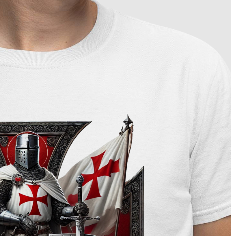 Camisa Cavaleiro Templário Cruz