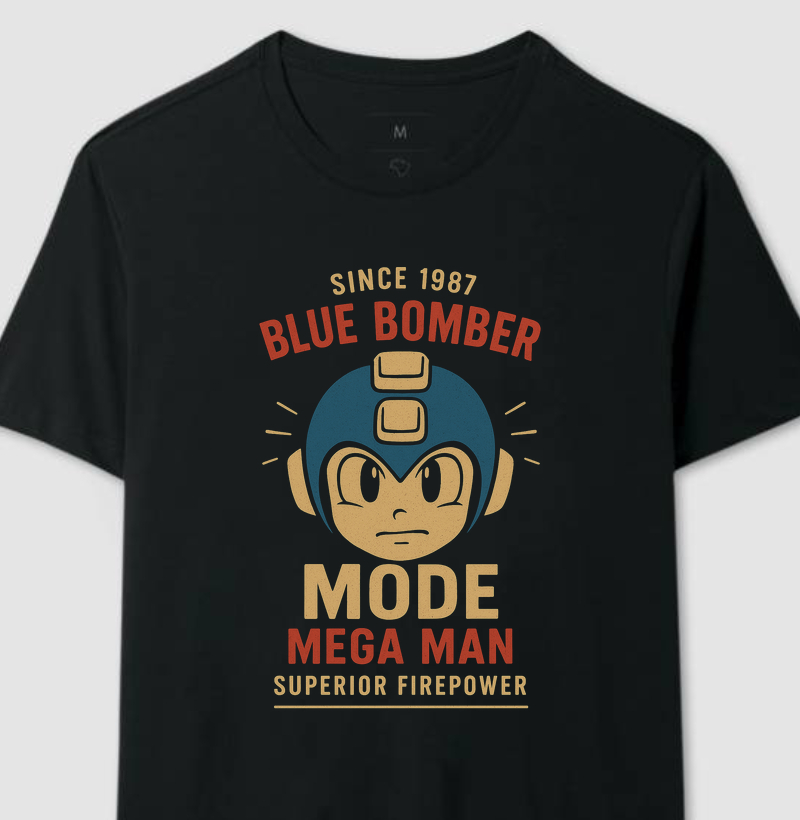 Blue Bomber Mode Mega Man Retro Series